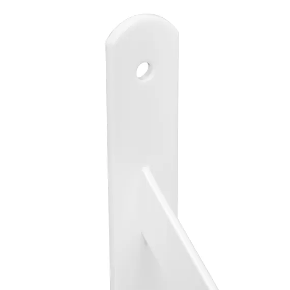 Кронштейн усиленный, 250 х 200 х 30 х 4 мм, белый Сибртех