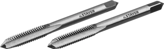STAYER M6 х 1, 2 шт, комплект метчиков (28025-06-1.0-H2)