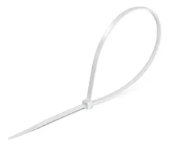ЗУБР КС-Б1, 1.9 x 150 мм, нейлон РА66, 100 шт, белые, кабельные стяжки, Профессионал (309010-19-150)