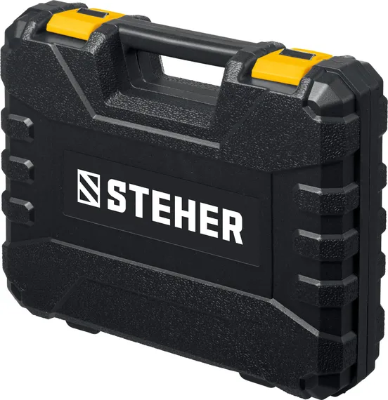 Бесщеточная дрель-шуруповерт, STEHER 12 В, 35 Н·м, 2 АКБ (2 А·ч), кейс (CDB-120-2)