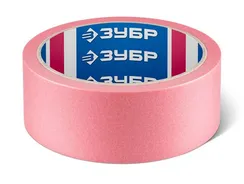 ЗУБР №200 36 мм х 25 м, для деликатных и недавно окрашенных поверхностей, малярная лента, Профессионал (12142-36)