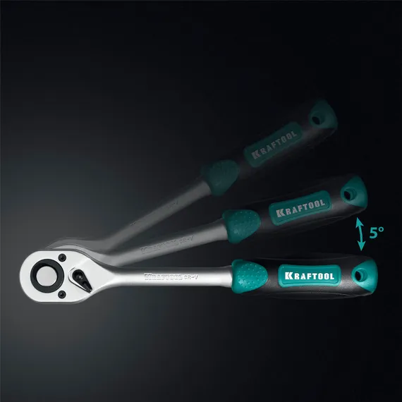 KRAFTOOL EXTREM-66, 66 предм., (1/2″+1/4″), универсальный набор инструмента (27976-H66)