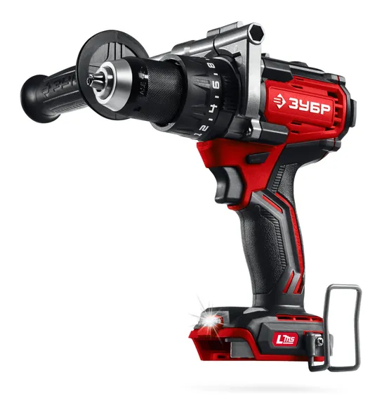 Бесщеточная ударная дрель-шуруповерт, ЗУБР 20 В, 165 Н·м, без АКБ (LMS), (ДБУ-165)