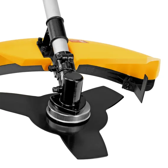 Триммер бензиновый DTL-31-4T, 4-тактный, 31 см3, неразъемная штанга, состоит из 2 частей Denzel