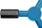 GRINDA RR-P, 75 м, 2 полив, 3 сопла, на пике, ударопрочный пластик, круговой распылитель, PROLine (40341)