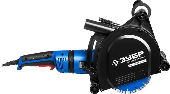 ЗУБР d 180 мм, 2100 Вт, 45 мм, штроборез (бороздодел), метал. ящик, Профессионал (ЗШ-П45-2100 ПВТК)