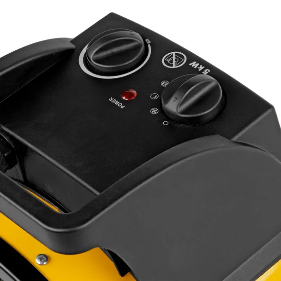 Тепловая пушка, керамический нагреватель (тепловентилятор) DHC 5-400, 230 В, 0.04/3/5 кВт Denzel