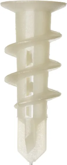 ЗУБР ДРИВА, 33 мм, 100 шт, нейлоновый дюбель со сверлом для гипсокартона (4-301265)