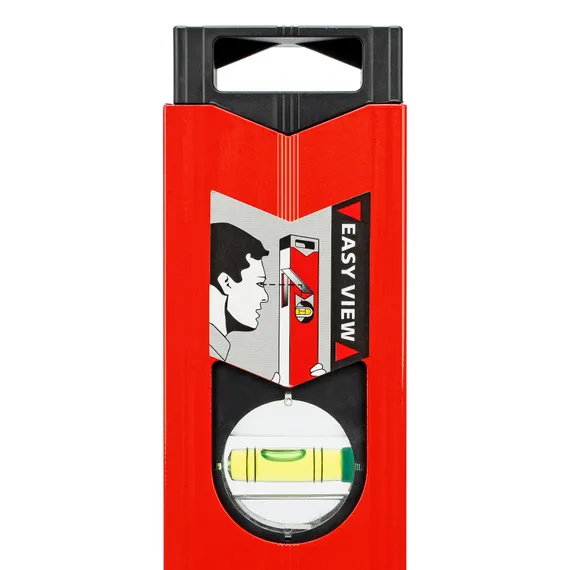 Уровень алюминиевый магнитный, 400 мм, фрезерованный, 3 глазка (1 зеркальный) усиленный Matrix