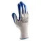 Перчатки полиэфирные с синим нитрильным покрытием, размер L, 15 класс вязки Сибртех