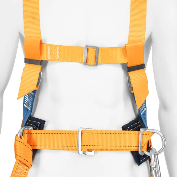 Удерживающая привязь УП IIЖ,с наплечными и набедренными лямками,А-строп из синтетической ленты Сибртех