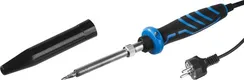 ЗУБР Ceramic PRO, 40 Вт, керамическим нагреватель, конус, 2-к рукояткой, электропаяльник с защитным колпачком, Профессионал (55413-40)