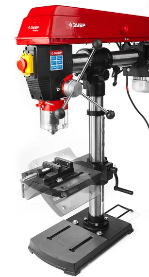 ЗУБР 550 Вт, 16 мм, радиально - сверлильный станок (ЗСС-550)