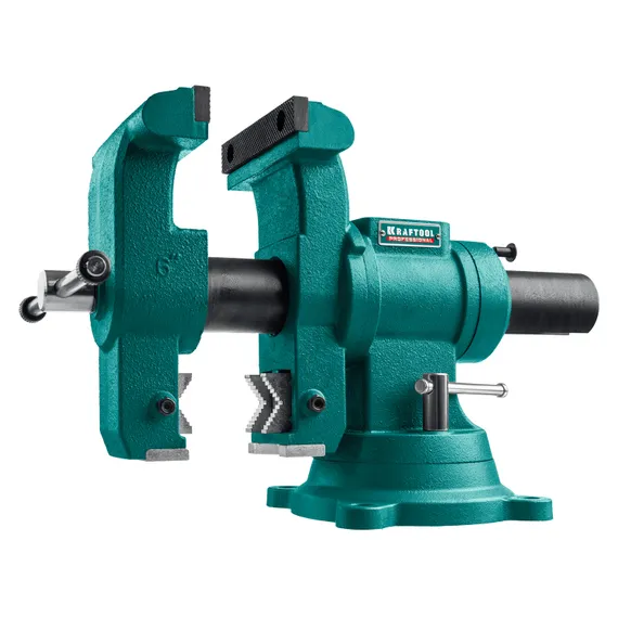 KRAFTOOL 3D-Steel, 150 мм, слесарные тиски (32704-150)