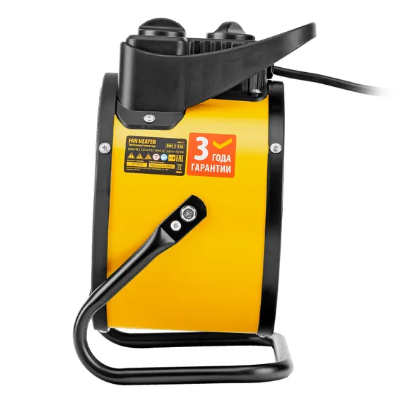 Тепловая пушка, керамический нагреватель (тепловентилятор) DHC 3-150, 230 В, 0.025/1.5/3 кВт Denzel