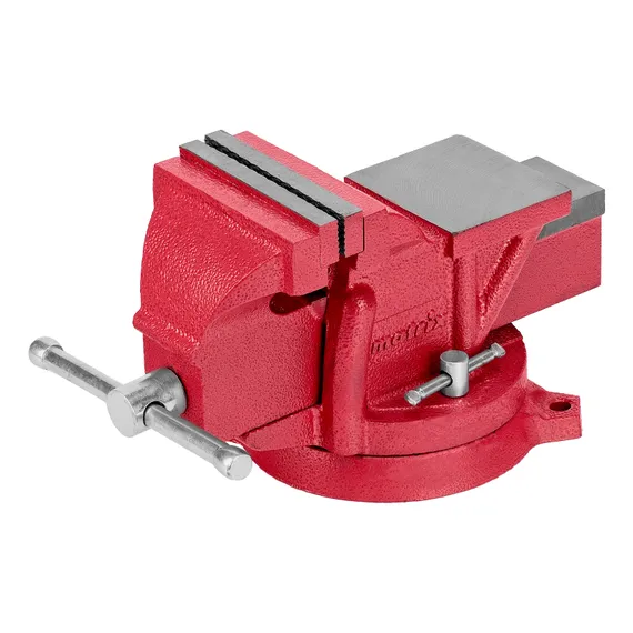 Тиски слесарные, 100 мм, поворотные, с наковальней Matrix