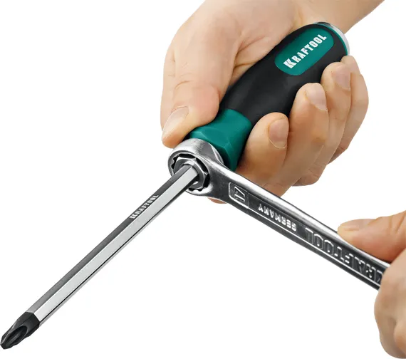 KRAFTOOL Impact, 6 шт, набор ударных отверток (25025)