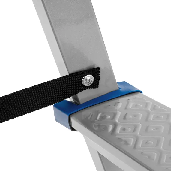 Стремянка двухсторонняя 3 ступени, сталь профиль, стальные ступени, Сибртех