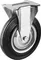 ЗУБР d 200 мм, г/п 185 кг, игольчатый подшипник, резина/металл, неповоротное колесо, Профессионал (30936-200-F)