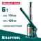 KRAFTOOL DOUBLE RAM, 6 т, 170 - 420 мм, с увеличенным подъемом, двухштоковый бутылочный домкрат (43463-6)