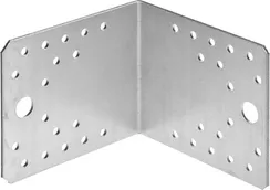 ЗУБР УК-2.0, 90 x 105 x 105 x 2 мм, цинк, крепежный уголок (310126-90-105)