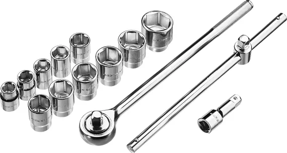 ЗУБР НКТ-14, 14 предм., (3/4″), набор инструмента для крупногабаритной техники, Профессионал (27660-H14)