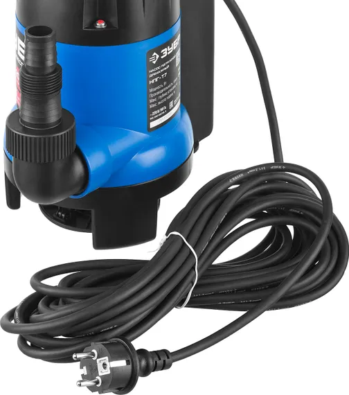 ЗУБР АкваСенсор 550 Вт, дренажный насос для грязной воды, Профессионал (НПГ-Т7-550)