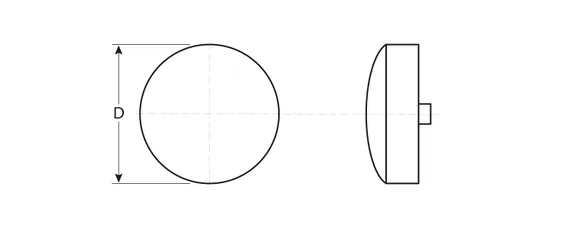 ЗУБР цвет белый, 25 шт, заглушка под рамный дюбель (4-308136-3)