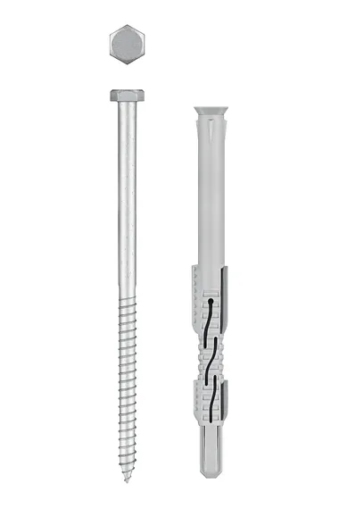 ЗУБР ФД-П 10 x 160 мм, фасадный дюбель, нейлон/цинк, 50 шт (301475-160)