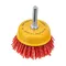 Щетка для дрели, 65 мм, Чашка, со шпилькой, нейлоновая щетина Denzel