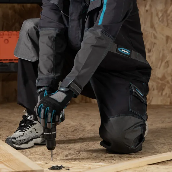 Брюки профессиональные рабочие, 97% хлопок 3% спандекс, M Gross