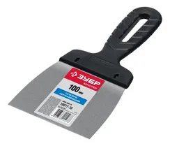 ЗУБР 100 мм, пластиковая ручка, нержавеющий шпатель (10077-10)