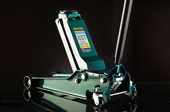 KRAFTOOL UNIVERSAL, 3.5 т, 95 - 552 мм, для СТО, универсальный подкатной домкрат (43454-3.5)