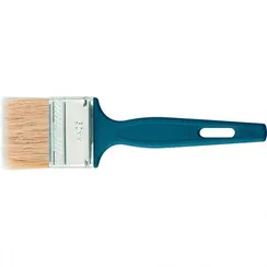 Кисть флейцевая "Эксперт", 70 х 6 мм, натуральная щетина, пластиковая ручка Сибртех