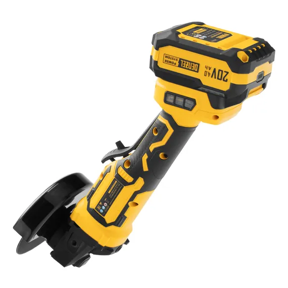 Машина шлифовальная угловая аккумуляторная бесщет. AGH-BL-20-125, Li-Ion, 20 В// Denzel