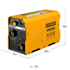 STEHER ММА, 250 А, сварочный аппарат инверторный, макс. электрод Ø 5.0 мм (VR-250)