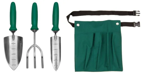 GRINDA 3 предмета, алюминиевый корпус, сумка, посадочный набор (8-421765-H3)