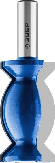 ЗУБР 32 x 57 мм, хвостовик 12 мм, фреза кромочная фигурная №9, Профессионал (28720-32)