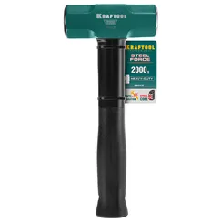 KRAFTOOL Steel FORCE, 2 кг, кувалда со стальной обрезиненной рукояткой (2009-2)