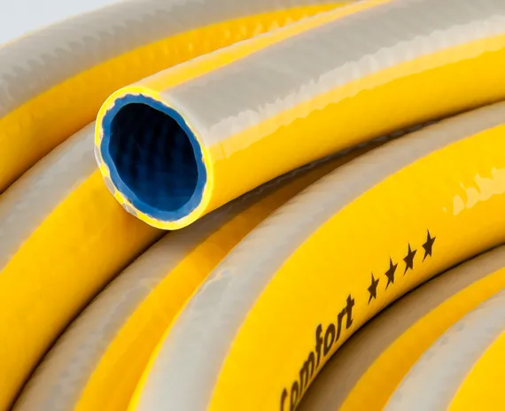 RACO COMFORT, 1″, 25 м, 20 атм, трёхслойный, армированный, поливочный шланг (40303-1-25)