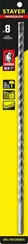 STAYER Hercules, 8 x 400 мм, cверло по бетону, Professional (2915-400-08)