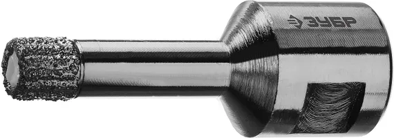 ЗУБР АВК, d 8 мм, (М14, 15 мм кромка), вакуумная алмазная коронка, Профессионал (29865-08-M14)