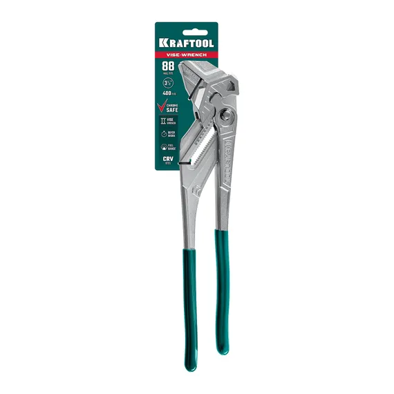 KRAFTOOL Vise-Wrench, 400 мм, клещи переставные-гаечный ключ (22070)