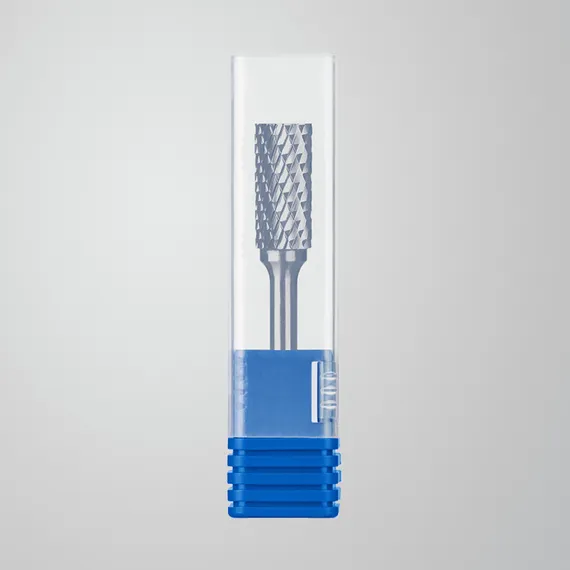 ЗУБР 12х25 мм, тип B (цилиндр с торцевыми зубьями), хв-к 6 мм, твердосплавная борфреза, ПРОФЕССИОНАЛ (28801-12-25)