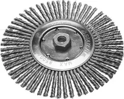 STAYER 200 мм, стальная проволока 0.5 мм, щетка дисковая для УШМ (35192-200)