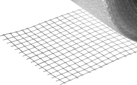 STAYER FIBER-Tape, 5 см х 130 м, 3 х 3 мм, самоклеящаяся серпянка, Professional (1246-05-130)