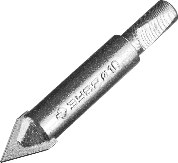 ЗУБР 67 мм, L 25 мм, карбид вольфрама, коронка-чашка с державкой и сверлом, Профессионал (33360-067)