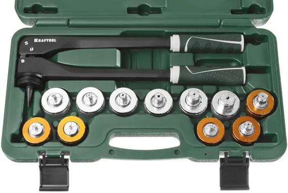 KRAFTOOL Pro Cut, 10 - 28 мм, 1/4 - 7/8″, расширитель-калибратор для труб (23650-H12)