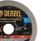 Диск алмазный отрезной DENZEL, ф125 х 22.2 мм, сплошной, мокрый рез, HWD92, круг, 731200