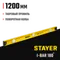 STAYER I-Bar 180˚, 1200 мм, двутавровый, уровень с поворотным глазком (3470-120)
